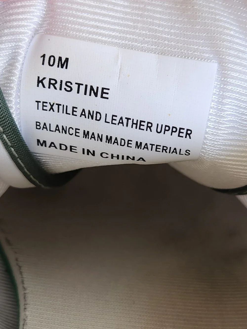 TRETORN Kristine Low Profile Sneakers Retro Green White Shoe Size 10